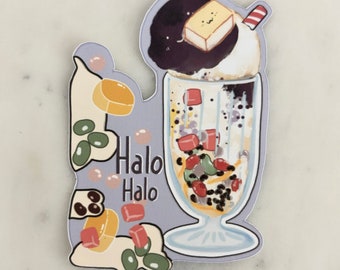 Halo Halo Matte Vinyl Sticker