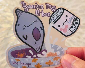 Ube Matte Vinyl Sticker