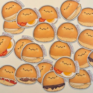 Pandesal Matte Vinyl Sticker Set (6 pcs)