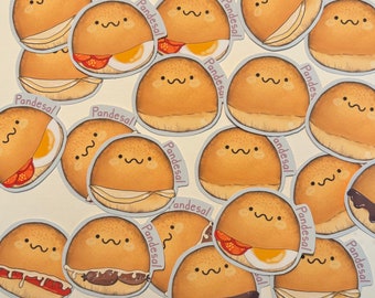 Pandesal Matte Vinyl Sticker Set (6 pcs)