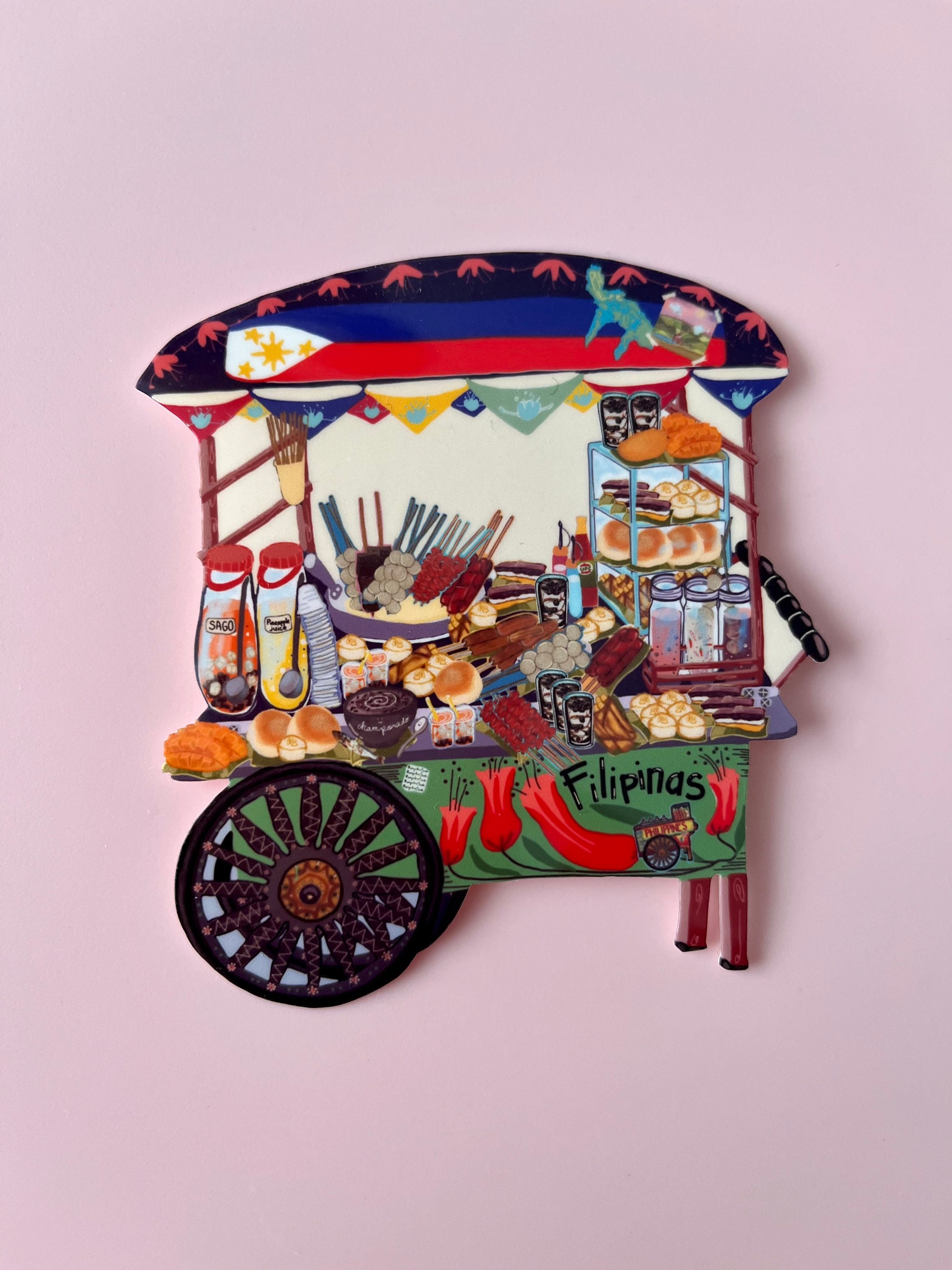 Filipino Street Food Cart Philippines Street Food Cart Etsy