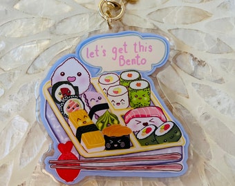 Bento Box Keychain - Sushi Keychain