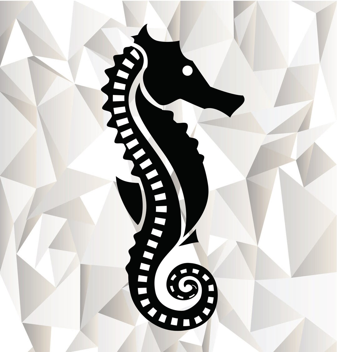Seahorse SVG, Seahorse Clipart, Seahorse Cut Files for Silhouette