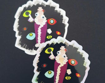 Digital Circus Kinger Abstract Sticker