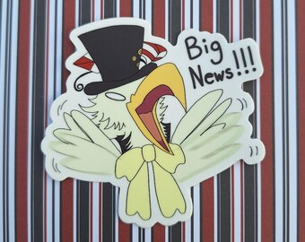 Big News Morgans Big News Sticker