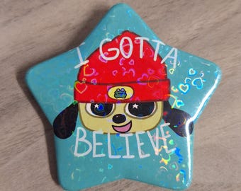 PaRappa Button Pin