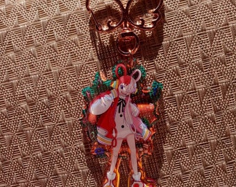 One Piece Uta Double Sided  Keychain Rainbow Acrylic