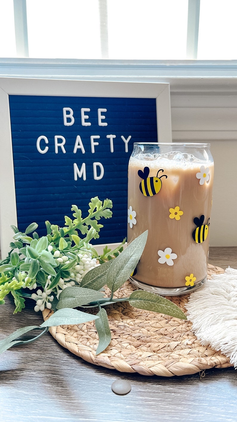 Beer Can Glass Glass Can Bamboo Lid Beer Glass Beer Can Etsy