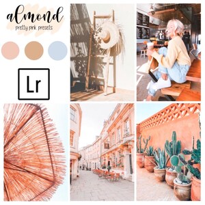 mobile lightroom presets/ instagram presets/ desktop & mobile presets/ cute/ blogger theme/ almond
