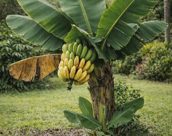 Pianta di banano super nana, resistente al freddo