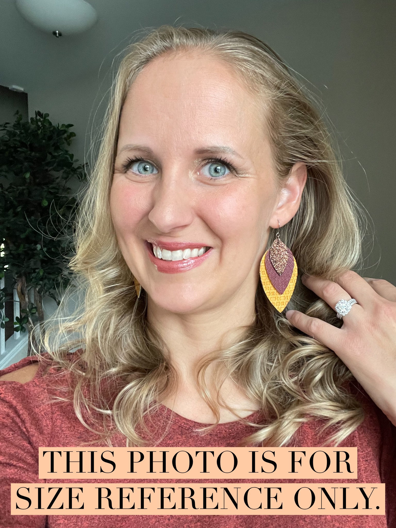 Brown Glitter Mustard Yellow and Maroon Triple Layered Faux Etsy