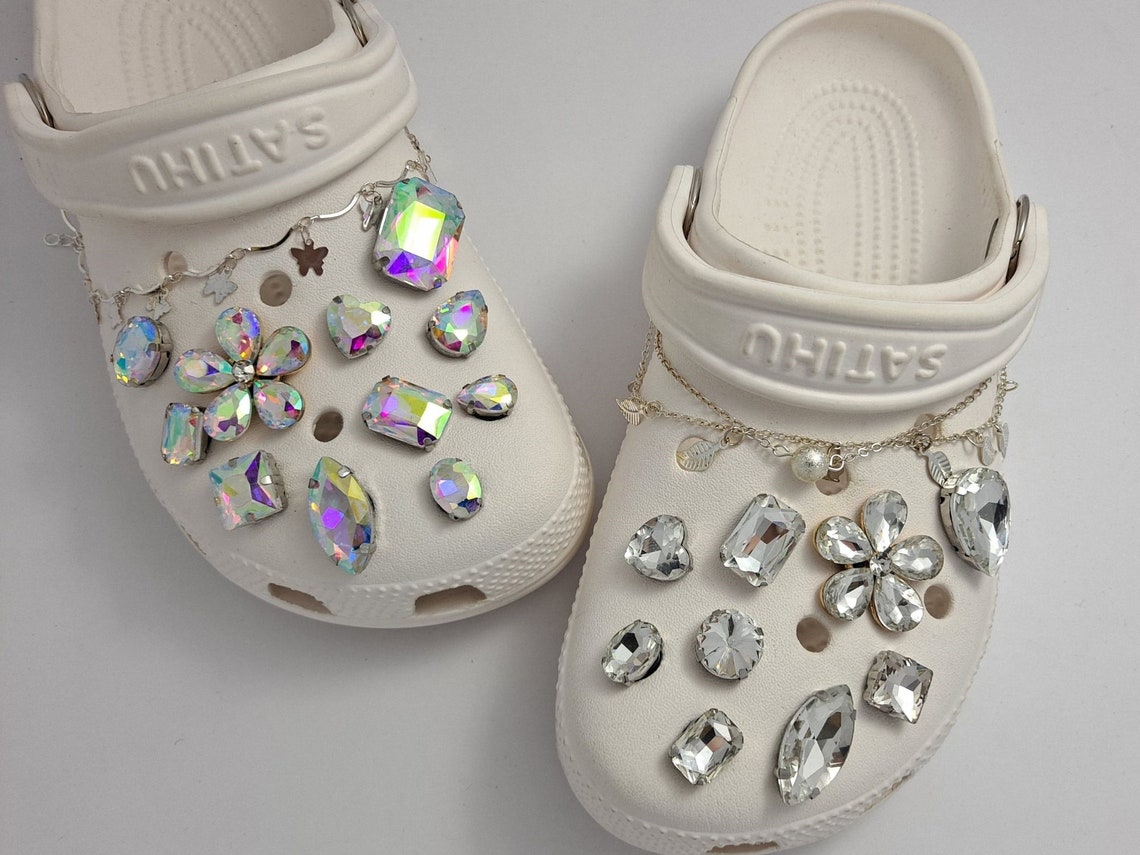 Croc charms set of 13 croc shoe charms for girls adult teens Etsy