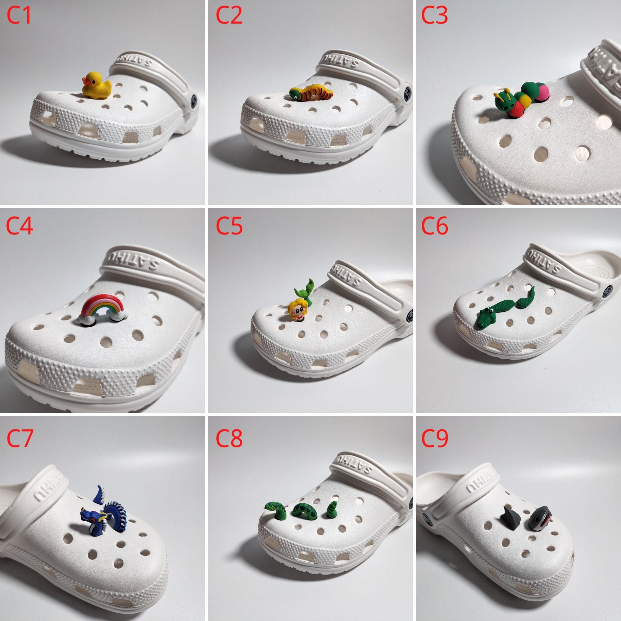 3D Croc charms shoe charms for girls adult teens women unique Etsy