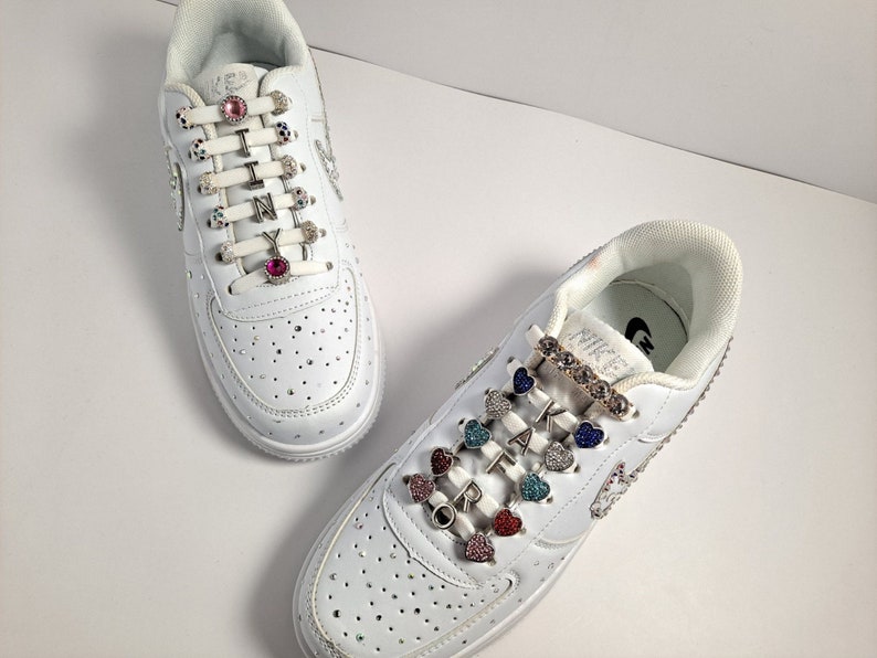 Personalized name Lace locks af1 shoes sneakers accessory
