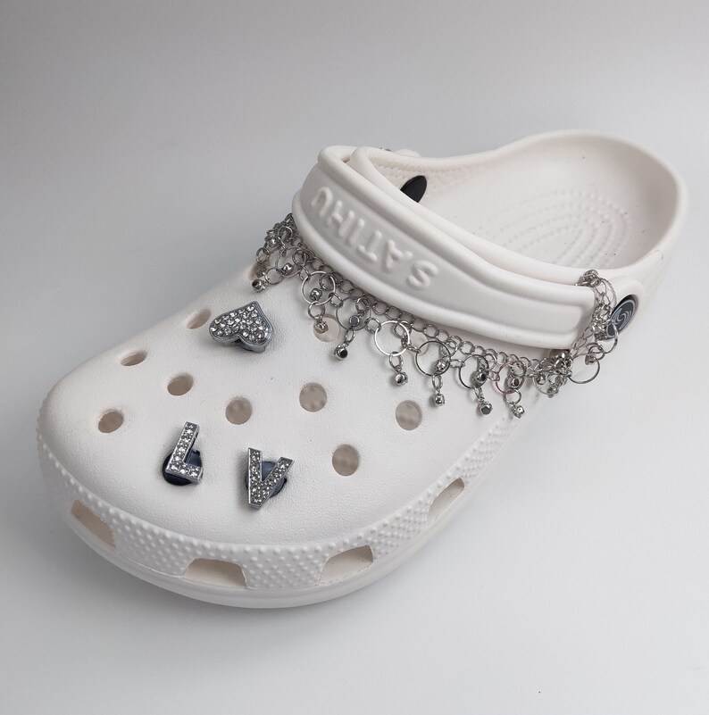 crocs with name on side