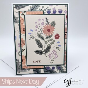 Mother&#39;s Day Greeting Card With Envelope for Mothers Day handmade card for Mom