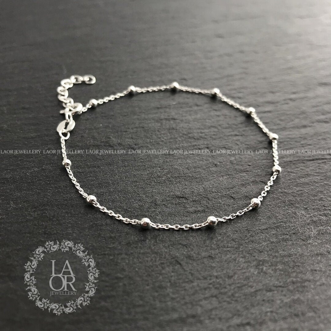 [wingbling] 925Silver☆LIA Daisy Silver Ball Bracelet Daisy Flower Link Bracelet - Elegant 925 Sterling Silver