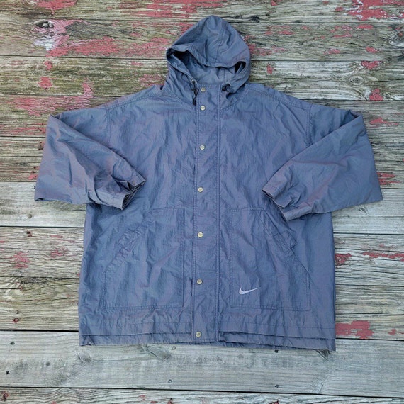 Vintage 1990's Nike Parka Style Windbreaker men's