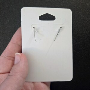 Sparkling Guardian Angel Drop Earrings image 3