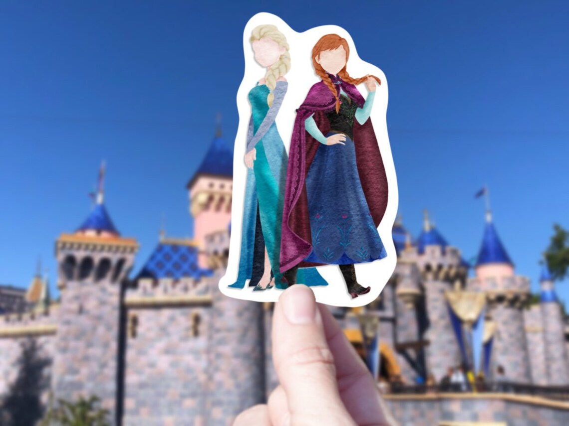 Frozen Sticker Pack of Glossy AND Holographic Vinyl Waterproof Etsy