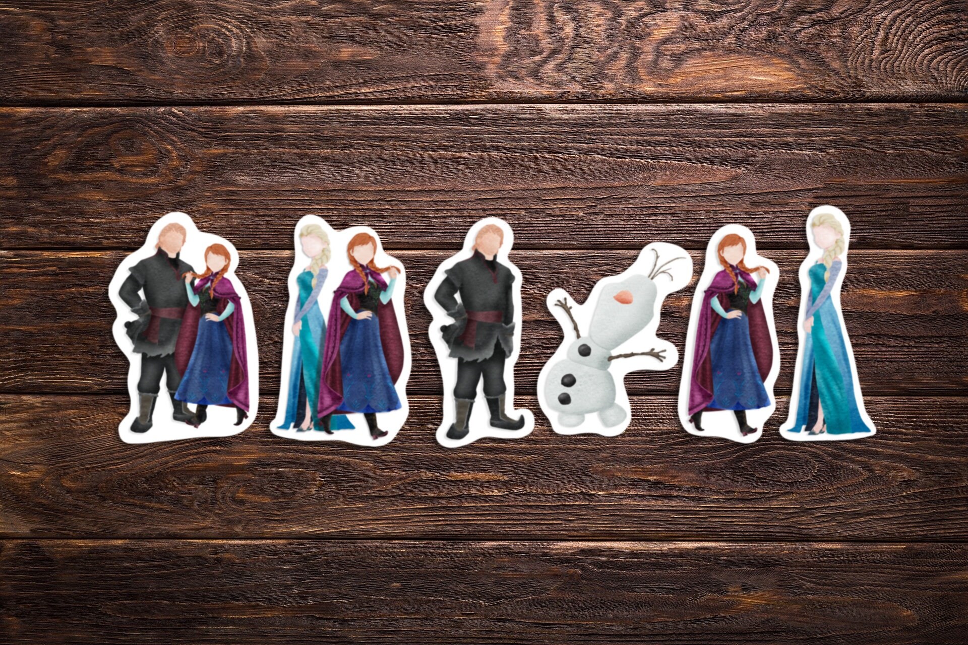 Frozen Sticker Pack of Glossy AND Holographic Vinyl Waterproof Etsy