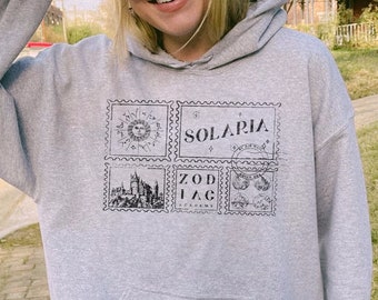 Zodiac Academy Hoodie |  Solaria Vega Twins Darius Acrux Caleb Altair Max Rigel Seth Capella Vega Twins Professor Lance Orion Merch Art Book