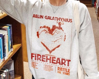 Aelin Galathynius Sweatshirt | Fireheart Terrasen Licensed Throne Of Glass Merch SJM Universe Rowan Whitethorn Kingsflame The Thirteen Gift