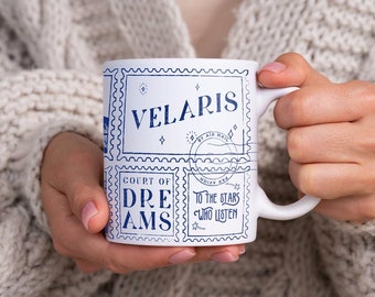 Velaris ACOTAR Mug | To The Star Who Listen Court Of Dreams Night Court Licensed SJM Merch Gift Rhysand Feyre Nesta Bookish Throne Of Glass
