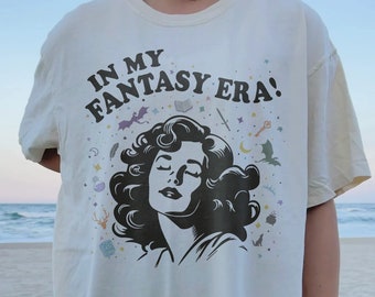 Bookish dans ma chemise d'ère d'imagination | Amateur de livres fantastiques chemise Romantasy Reader ACOTAR trône de verre quatrième aile Sarah J Maas Fantasy Books