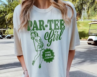 Girl Golfer Shirt | Golf Sweatshirt Women's Golf Shirt Girls Golfing Shirt Female Golf Shirt Golfing Shirt Women Girl Golf Tee Gift For Her