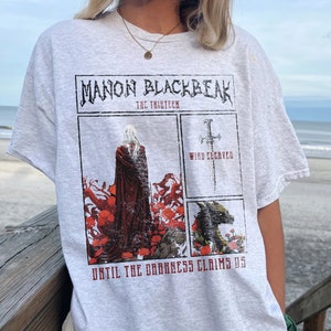 Manon Blackbeak Shirt | The Thirteen Shirt Abraxos Licensed Throne Of Glass Merch SJM Universe Ironteeth Rowan Kingsflame Aelin Terrasen