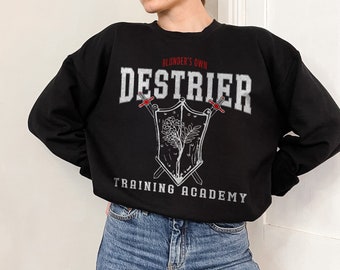 Destrier Training Sweatshirt | One Dark Window Two Two Crowns Licensed Shepherd King Merch Rachel Gillig Elspeth Spindle Rayvn Yew Blunder
