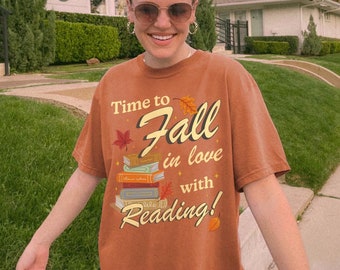 Fall Cozy Readers Club Shirt | Fall Book Shirt Halloween Spooky Season Book Lover Shirt Bookworm Tee Autumn Reader Season Bookish Things