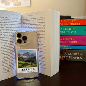 Terrasen Throne Of Glass Phone Case - TOG Aelin Galathynius Sarah J Maas iPhone ACOTAR Crescent City Bookish Phone Case