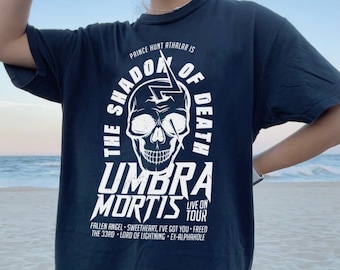 Umbra Mortis Shirt | Hunt Athalar Crescent City Bryce Quinlan Lunathion Ruhn Danaan Sarah J Maas Licensed SJM ACOTAR Merch Velaris Danika