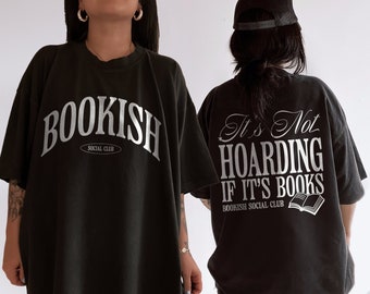 Bookish Comfort Colors Shirt | Book Lover T-Shirt Retro Reader Tee Born To Read Bookish Quote Gift For Reader Book Club T-Shirt Read More