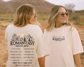 Romantasy Reader Shirt | Fantasy Romance Reader Merch, Bookish Merch, Book Tropes Shirt, Romance Reader, ACOTAR, Fourth Wing, FBAA Merch