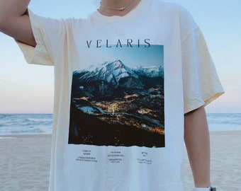 Velaris ACOTAR Inspired Shirt - Merch City of Starlight Court of Dream Merch Sarah J Maas Licensed Throne Of Glass TOG Crescent City T-Shirt