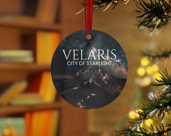 Velaris ACOTAR Ornament | Christmas Tree Decor Sarah J Maas Licensed Merch Night Court City Of Stars Holiday Gift Decor Art ACOSF