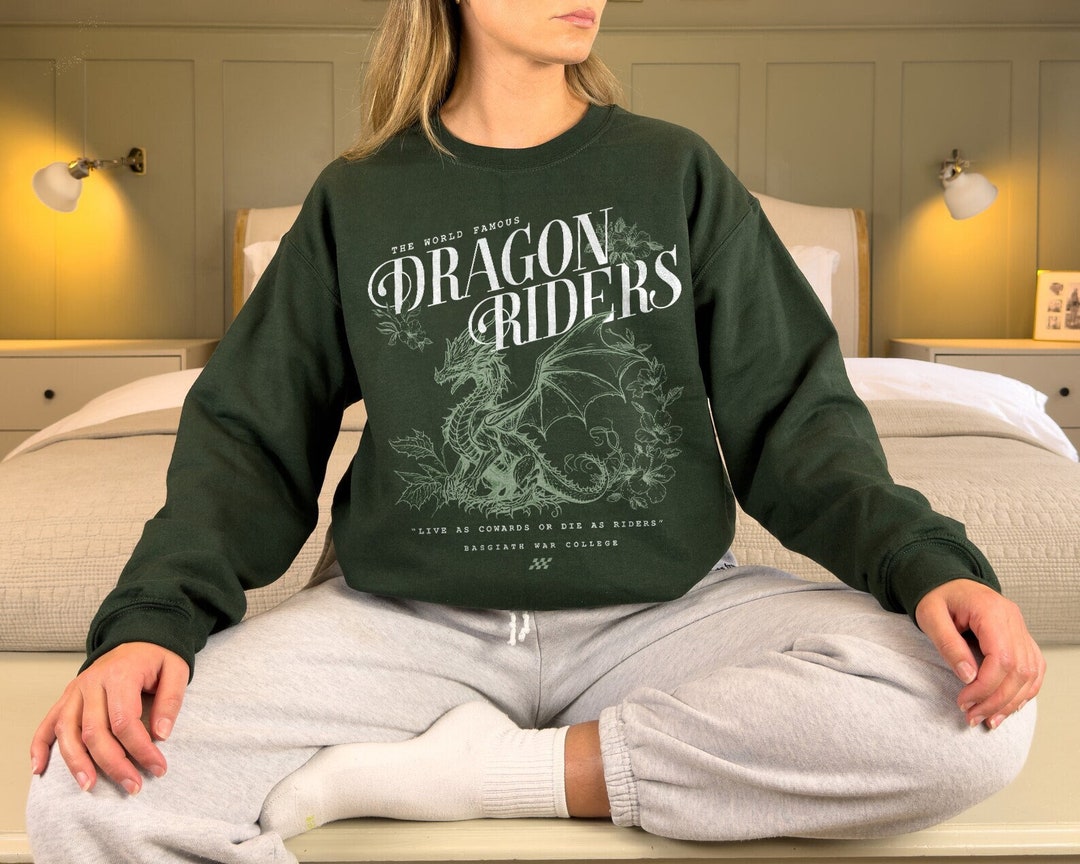 Dragon Rider Sweatshirt Fourth Wing Sweatshirt Basgiath War College ...