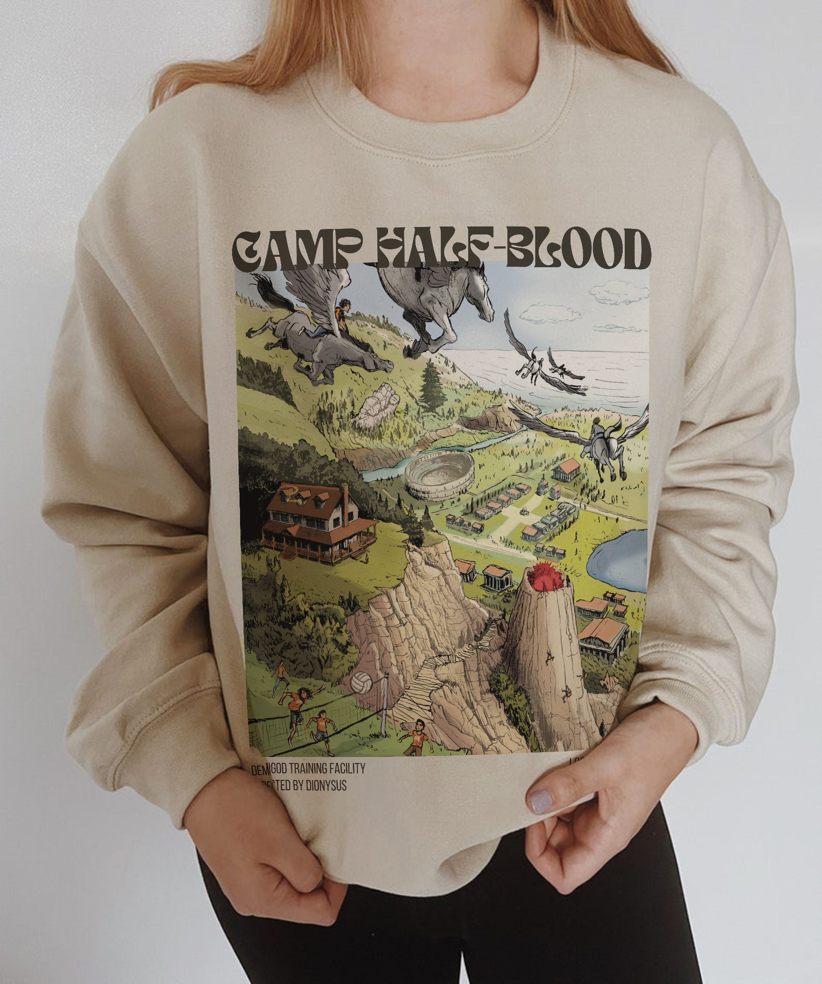 Women's Plus Sweatshirts and Hoodies - Camp Half Blood Demigods 