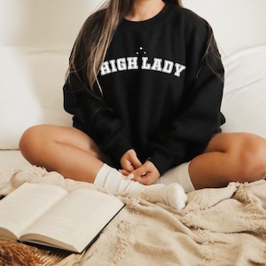 ACOTAR High Lady Night Court Sweatshirt | Rhysand Feyre Cassian Azriel Throne Of Glass Crescent City Sarah J Maas Liscened Merch Sweater