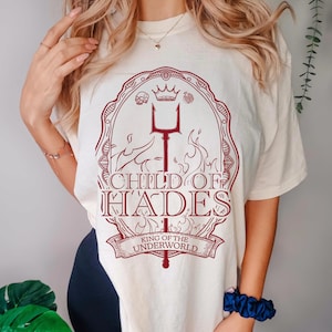 Child of Hades | King of the Underworld - Greek Gods, Demigod, Half-Blood Comfort Colors Shirt God of Hell Greek Mythology sweatshirt Gift