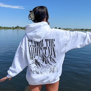 ACOSF ACOTAR Sudadera con capucha / Escalar la montaña Nesta Archeron Cassian Valkyrie Gwyn Emerie Velaris Ramiel Valkyrie Sudadera con licencia SJM Merch