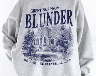 Felpa One Dark Window / Blunder Be Wary Be Clever Be Good Re pastore con licenza di Rachel Gillig Merch Elspeth Spindle Rayvn Yew Elm