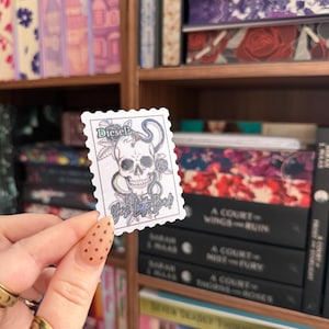 Diesel? Ja, lilla fågeln | K A Knight-inspirerad glitterstämpel Kindle-klistermärke | Huggormarnas näsa | Mörk romans | Booktok bild 3
