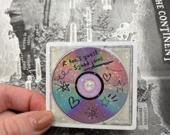 Fourth Wing Ridoc’s Quest Squad Jams | Ridoc Gamlin | Iron Flame | Onyx Storm | Romantasy | Kindle Sparkle Sticker | Xaden | Violet