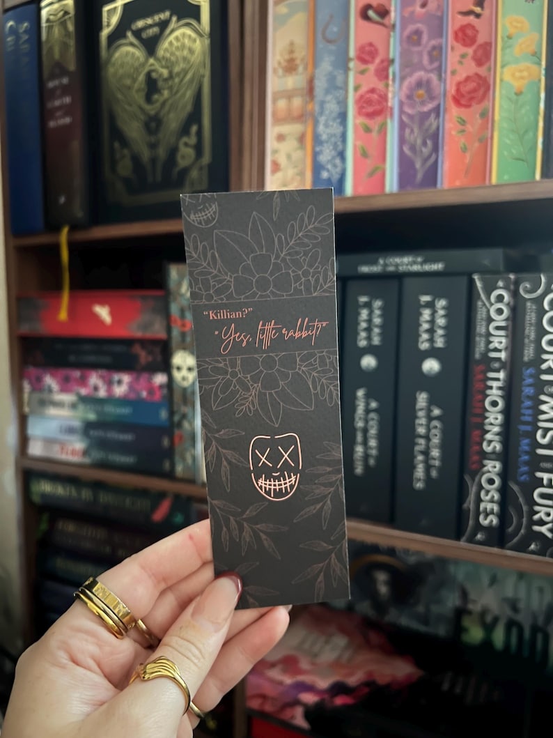 Ruination Bookmark Double Sided Hammered Texture Card Bookmark Legacy of Gods | Rina Kent ...