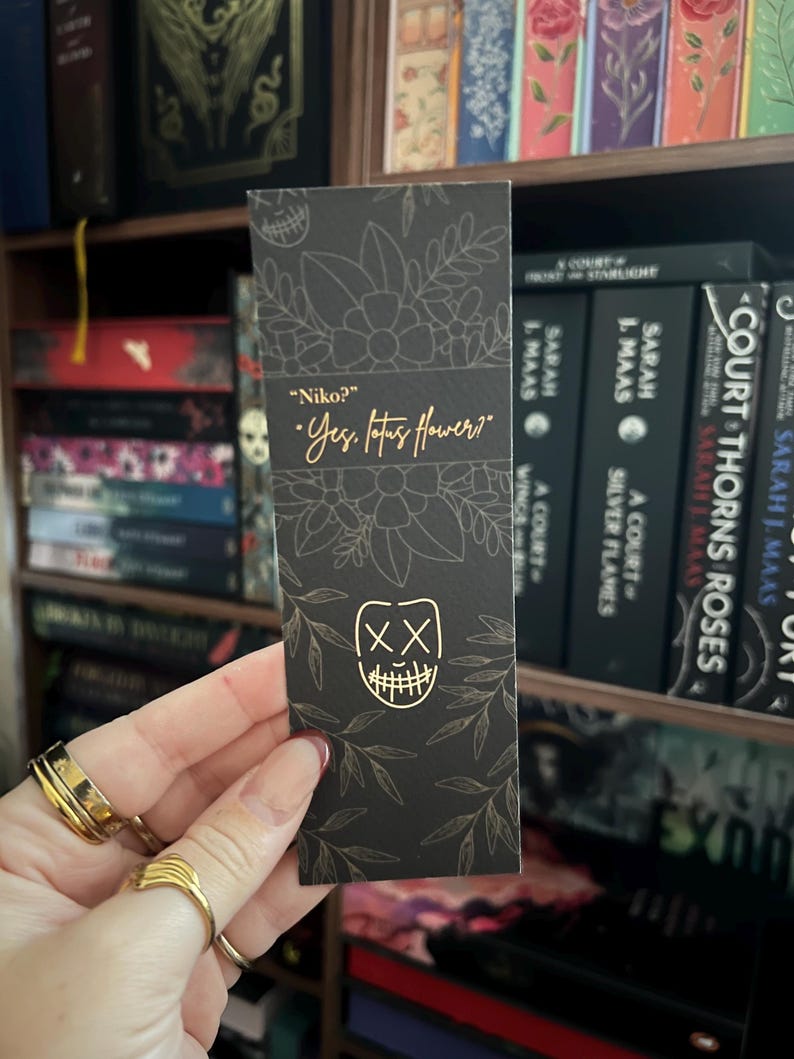 Ruination Bookmark Double Sided Hammered Texture Card Bookmark Legacy of Gods | Rina Kent ...