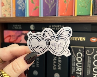 ACOTAR inspirowany | Medalion „Do gwiazd, które słuchają” | Rhysand | Naklejka stemplowa | Velaris | Naklejka brokatowa | Butelka na wodę | Naklejka na Kindle